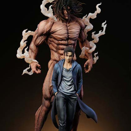[BUNJANG] TY Studio Eren and Titan Resin Set / 양도) TY 진격의거인 에렌+거인 레진 세트 양도 판매합니다