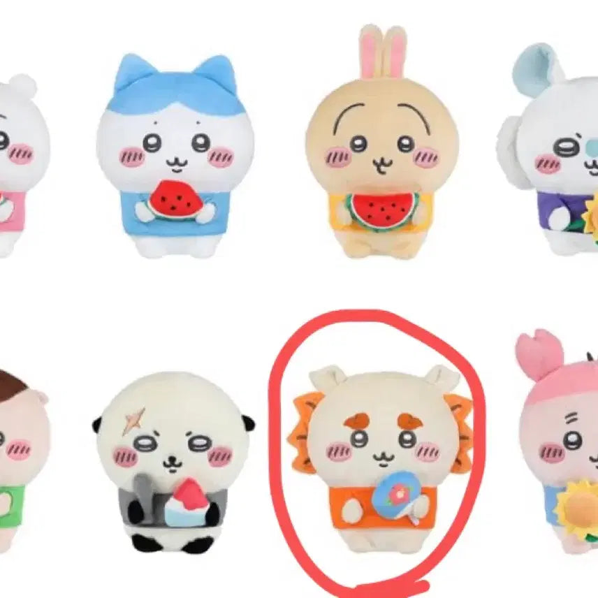 [BUNJANG] Chiikawa Summer Lottery Plush Doll / 치이카와 여름 쿠지