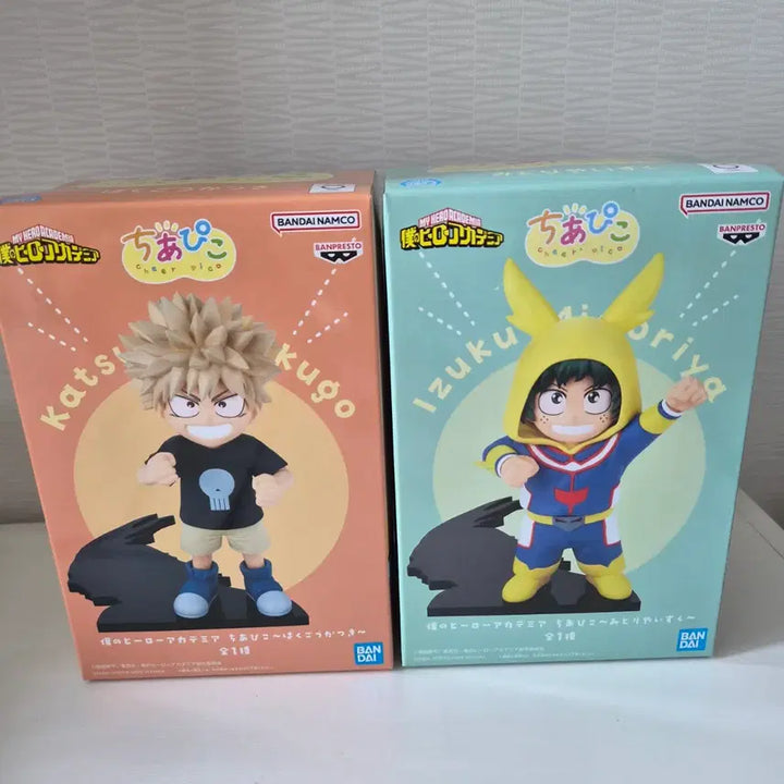 [BUNJANG] My Hero Academia (My Hero Academia) Bakugo &amp; Midoriya Chia Pre-Painted Figures Bundle Set (Sealed) / [미개봉] 히로아카 나히아 치아피코 피규어 바쿠고 미도리야 일괄