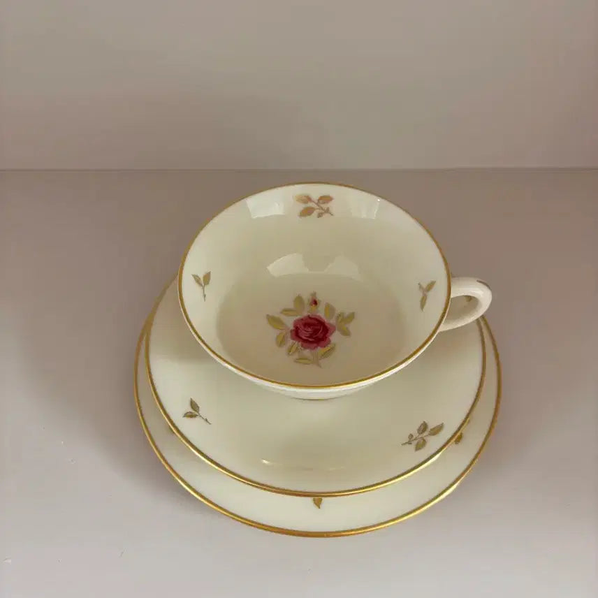 [BUNJANG] Vintage Lenox Teacup Trio Set / 빈티지 레녹스 찻잔 트리오세트