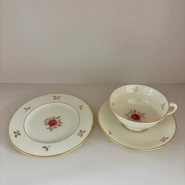 [BUNJANG] Vintage Lenox Teacup Trio Set / 빈티지 레녹스 찻잔 트리오세트