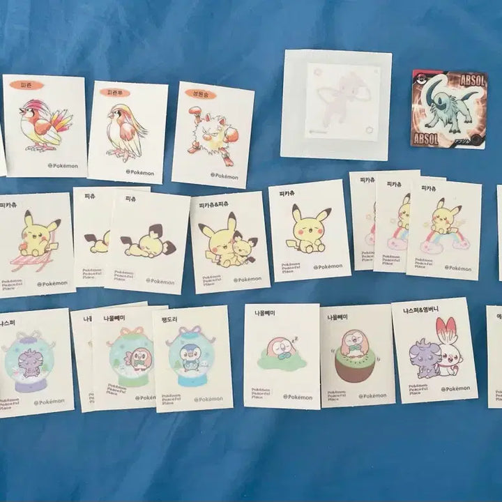 [BUNJANG] Pokemon Stickers Bundle Set / 일괄) 각종 포켓몬 포켓몬스터 띠부씰 띠부띠부씰 판매
