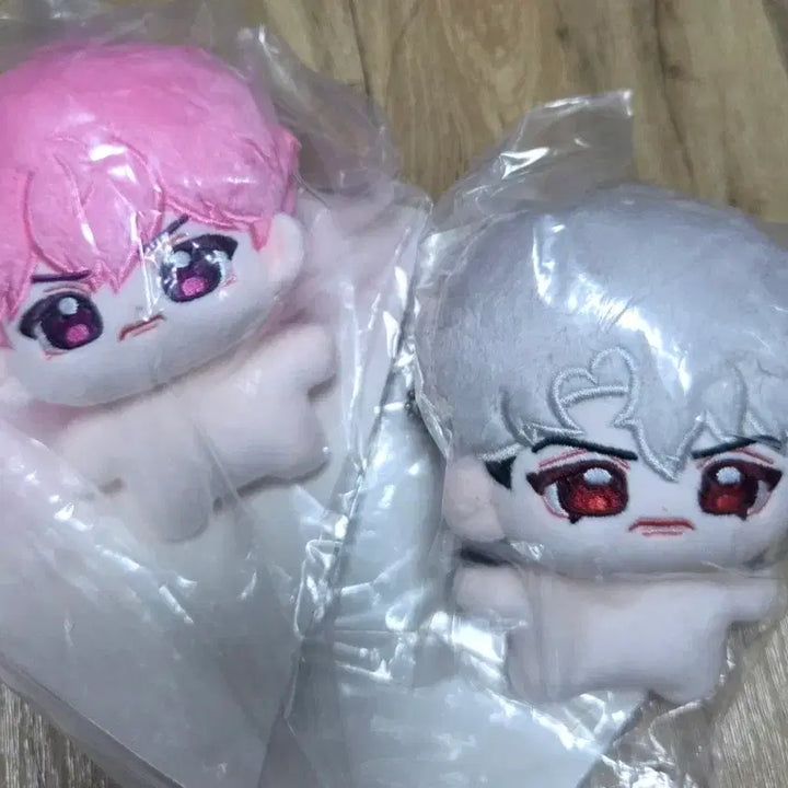 [BUNJANG] PLAVE Plush Dolls Bundle Set (Barrow, Bambi, Eunho) with Unofficial Photocards / 플레이브 인형 버럭플브 밤비 은호 일괄 비공굿