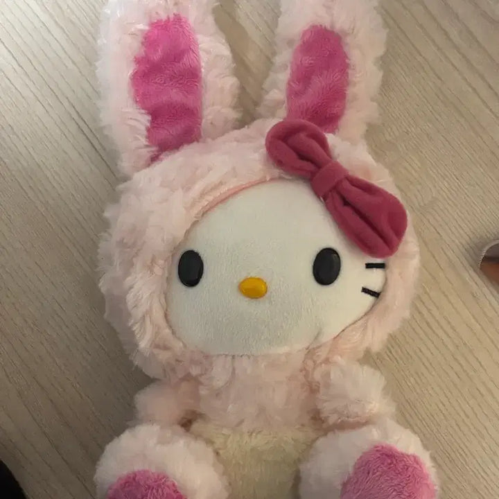 [BUNJANG] Vintage Kitty Rabbit Plush / 고전 키티 토끼 인형