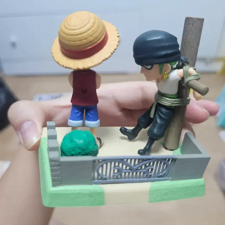 [BUNJANG] One Piece World Collectable Figure Zoro &amp; Luffy / 원피스 월드콜렉터블 WCF 조로 루피 피규어