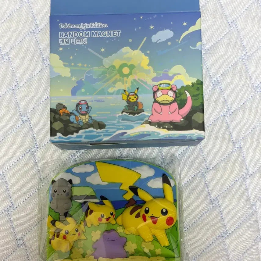 [BUNJANG] Pokemon Jeju Edition Canola Flower Pikachu &amp; Ditto Magnet / 포켓몬 제주에디션 마그넷 유채꽃 피카츄 메타몽
