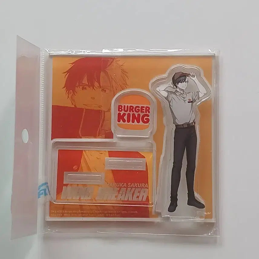 [BUNJANG] Winbre Sakura Burger King Collaboration Acrylic Stand / 윈브레 사쿠라 버거킹 콜라보 아크릴 스탠드 팝니다