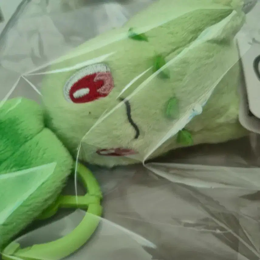 [BUNJANG] Pokemon Chikorita Carabiner Mascot Keychain (Sealed) / 미개봉) 포켓몬스터 치코리타 카라비너 마스코트인형 키링
