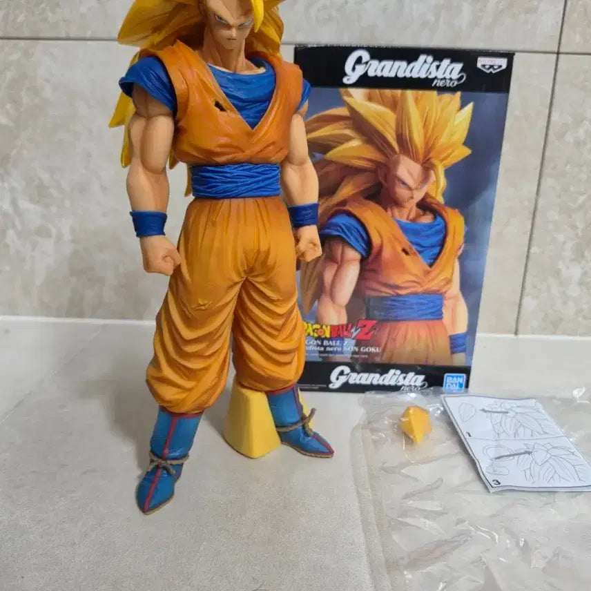 [BUNJANG] Dragon Ball Grandista Super Saiyan 3 Goku Figure / 택포 28 )) 드래곤볼 그란디스타 초3 손오공