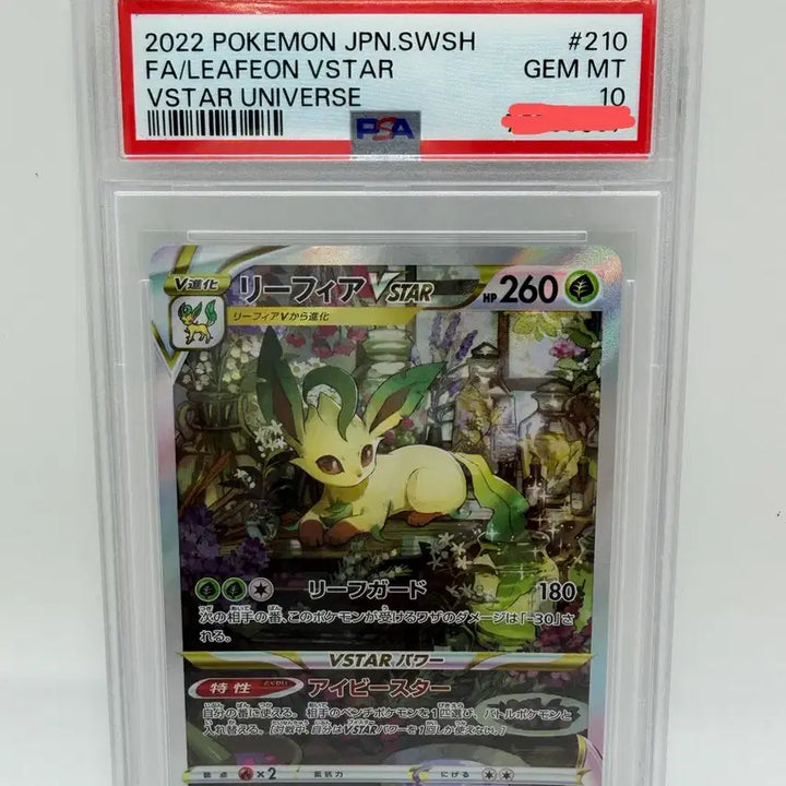 [BUNJANG] Leafeon VSTAR Full Art PSA 10 Japanese Pokemon Card / 포켓몬 카드 리피아 psa10 일판 등급카드