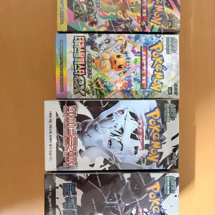 [BUNJANG] Pokemon TCG Booster Box Set (4 Types) - Sealed / 포켓몬카드 박스 4종