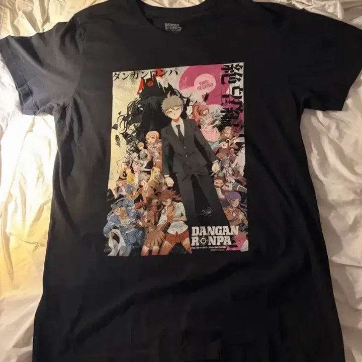 [BUNJANG] Danganronpa Anime T-Shirt Japanese Vintage Official / 단간론파 애니 반팔 티셔츠 일본빈티지 공식