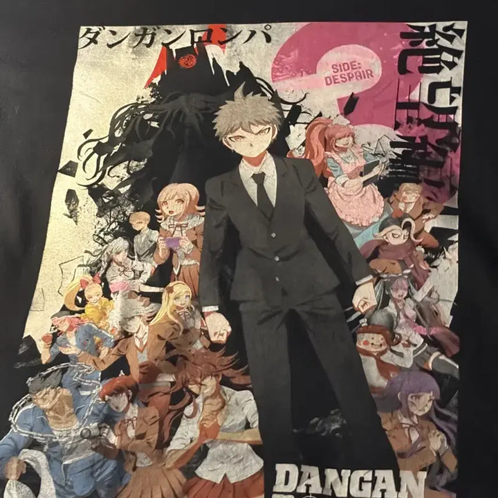 [BUNJANG] Danganronpa Anime T-Shirt Japanese Vintage Official / 단간론파 애니 반팔 티셔츠 일본빈티지 공식