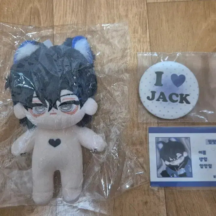 [BUNJANG] Lee Revolution Jack Doll Photocard Badge Set / 리레볼루션 잭 인형 + 포토카드 + 뱃지