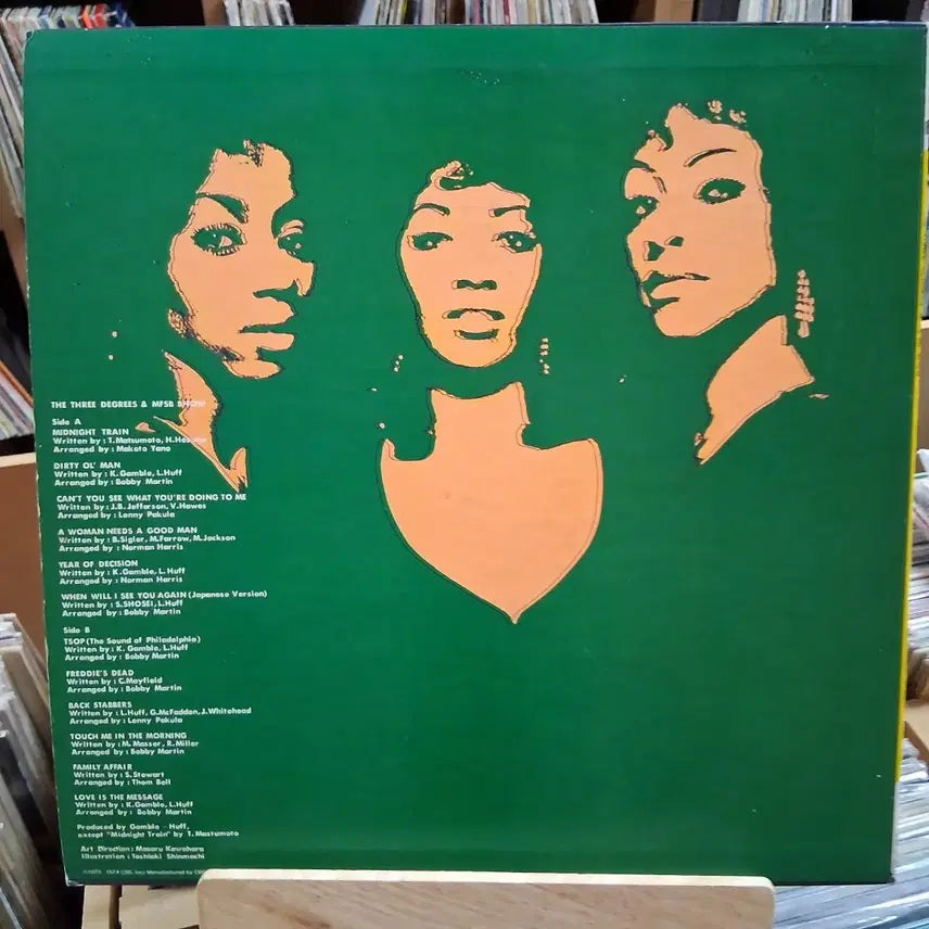 [BUNJANG] The Three Degrees &amp; MFSB Show LP / THE THREE DEGREES LP
