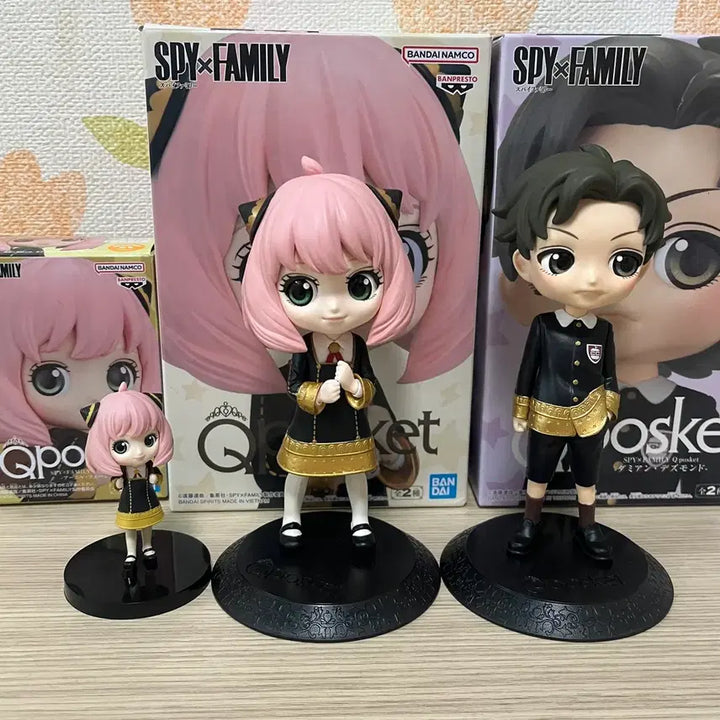 [BUNJANG] SPY x FAMILY Anya, Mini Anya, Damian Q Posket Bundle Set / [일괄] 스파이패밀리 아냐 큐포, 미니아냐, 다미안, 아냐 큐포스켓
