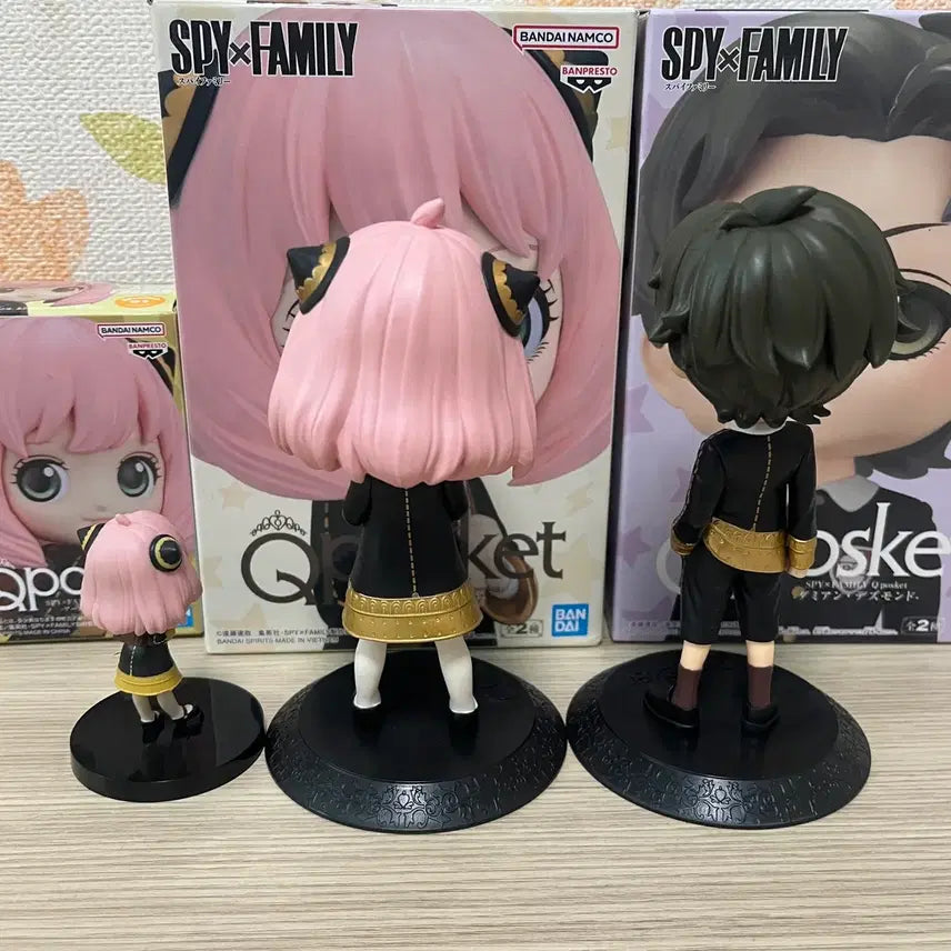 [BUNJANG] SPY x FAMILY Anya, Mini Anya, Damian Q Posket Bundle Set / [일괄] 스파이패밀리 아냐 큐포, 미니아냐, 다미안, 아냐 큐포스켓