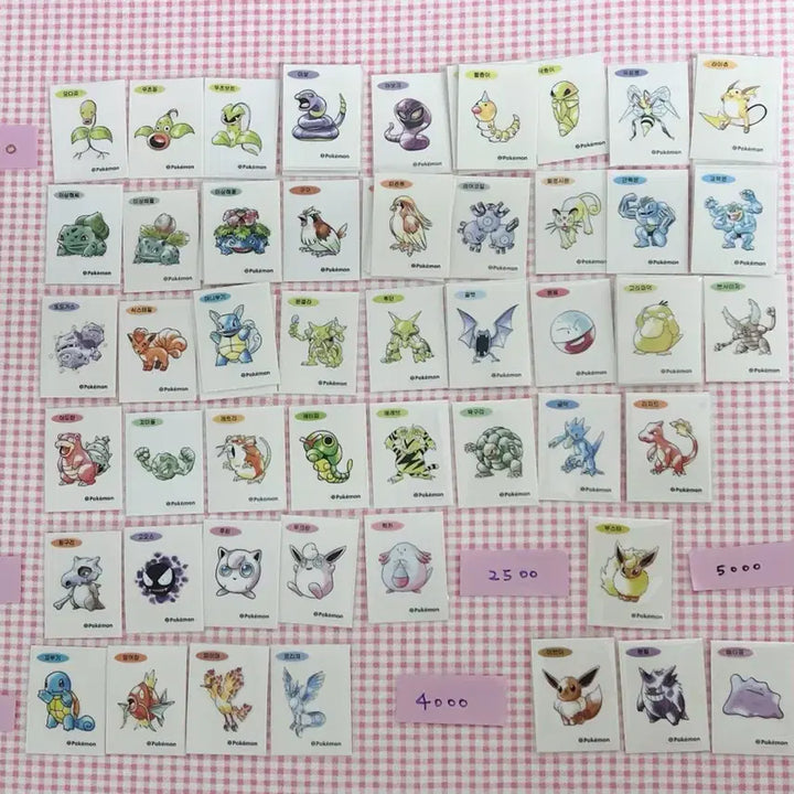 [BUNJANG] Pokemon 30th Anniversary Artwork Ttibusil / 매일업뎃)30주년 포켓몬 띠부씰 포켓몬 30주년 띠부씰 30주년 아트워크 포켓몬 띠부씰