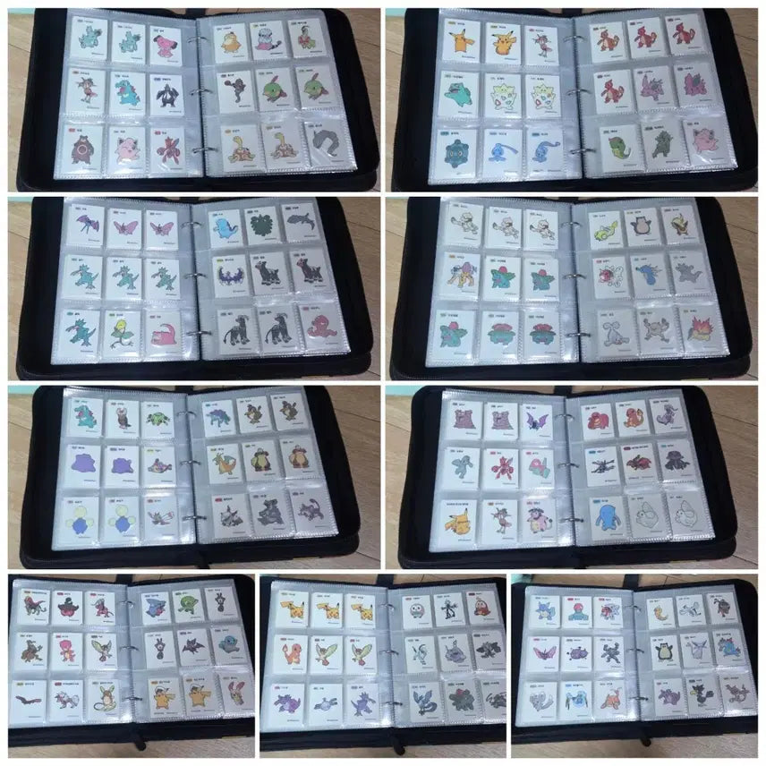 [BUNJANG] Pokemon Bread Stickers Bundle Set / 포켓몬 띠부씰 일괄판매(공식띠부씰북포함)