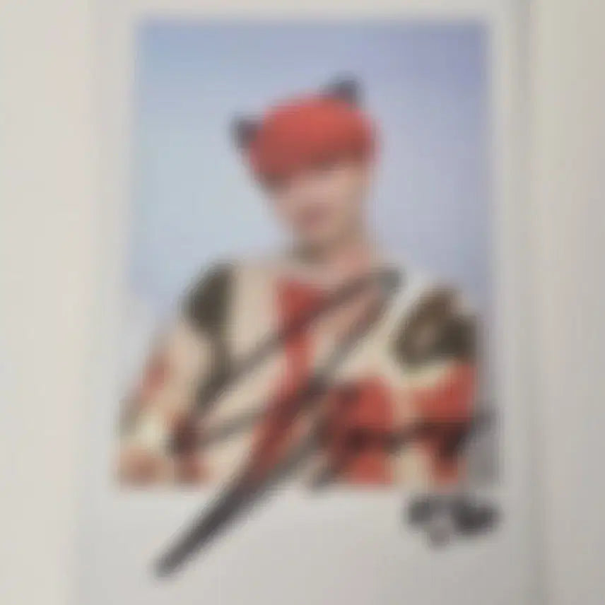 [BUNJANG] ATEEZ Seonghwa Signed Polaroid Photocard / 에이티즈 성화 싸인 폴라