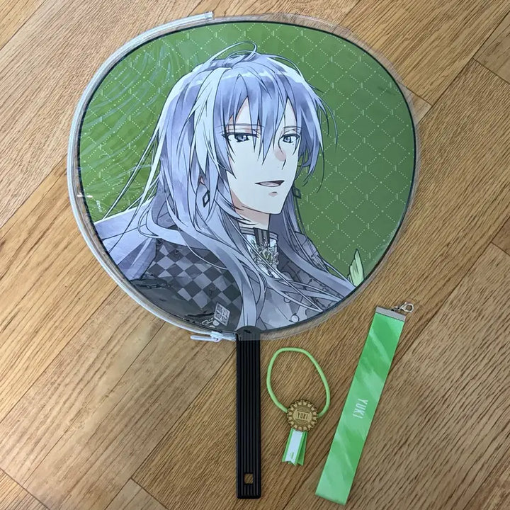[BUNJANG] Idolish7 Re:vale Yuki 10th Anniversary Uchiwa &amp; Strap Bundle Set / 아이나나 리바레 유키 10주년 우치와 &amp; 스트랩 일괄 판매