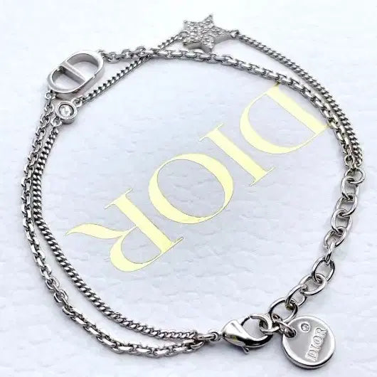 [BUNJANG] Dior Petit CD Star Bracelet Silver / 디올 CD 스타 팔찌 Petit CD