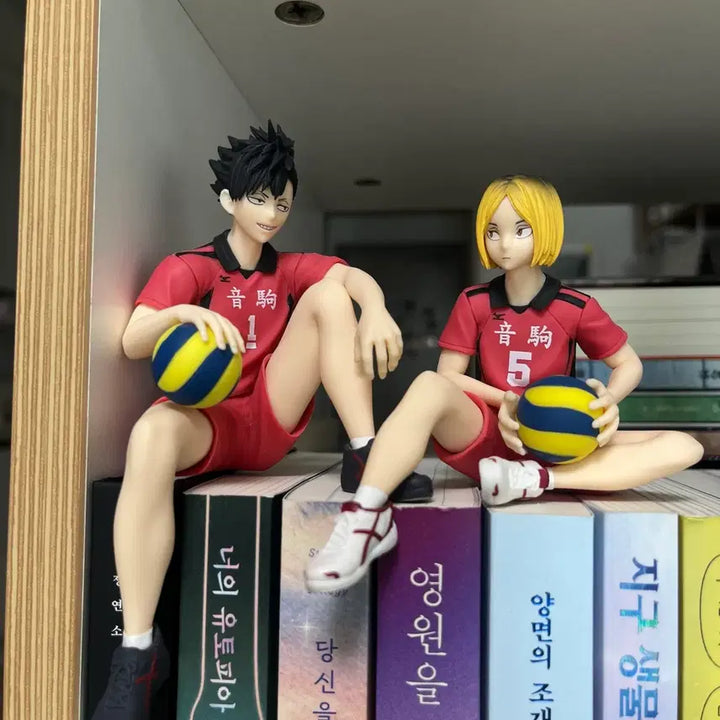 [BUNJANG] Haikyuu!! Kuroo Tetsuro &amp; Kozume Kenma Noodle Stopper Figure Bundle Set / 하이큐 쿠로오 켄마 누들스토퍼 일괄