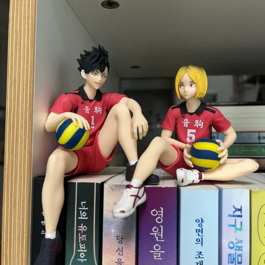 [BUNJANG] Haikyuu!! Kuroo Tetsuro &amp; Kozume Kenma Noodle Stopper Figure Bundle Set / 하이큐 쿠로오 켄마 누들스토퍼 일괄