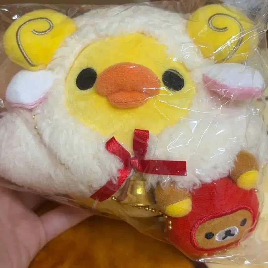 [BUNJANG] Rilakkuma Yellow Bird Sheep Version Plush (Sealed) / 2015년 양의 해 키이로이토리 인형(미개봉 새상품)