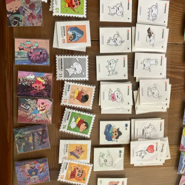 [BUNJANG] Assorted Character Stickers (Demon Slayer, Tower of God, Tinpy, and more) / 짱구,망곰이,귀칼,신의탑,던전,티니핑 띠부씰 등