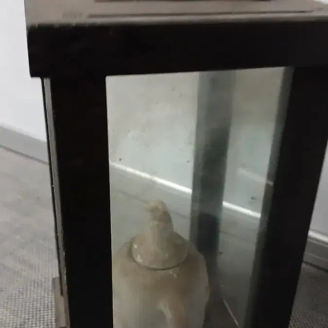 [BUNJANG] Antique Iron and Glass Lantern Lamp / 엔틱 철제 유리 랜턴 램프