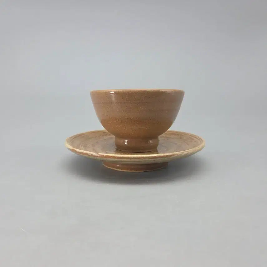 [BUNJANG] Toam Seowon Celadon Porcelain Teacup / 도자기 차도구 도예명장 토암 서타원 분청사기 물고기무늬 잔잔대