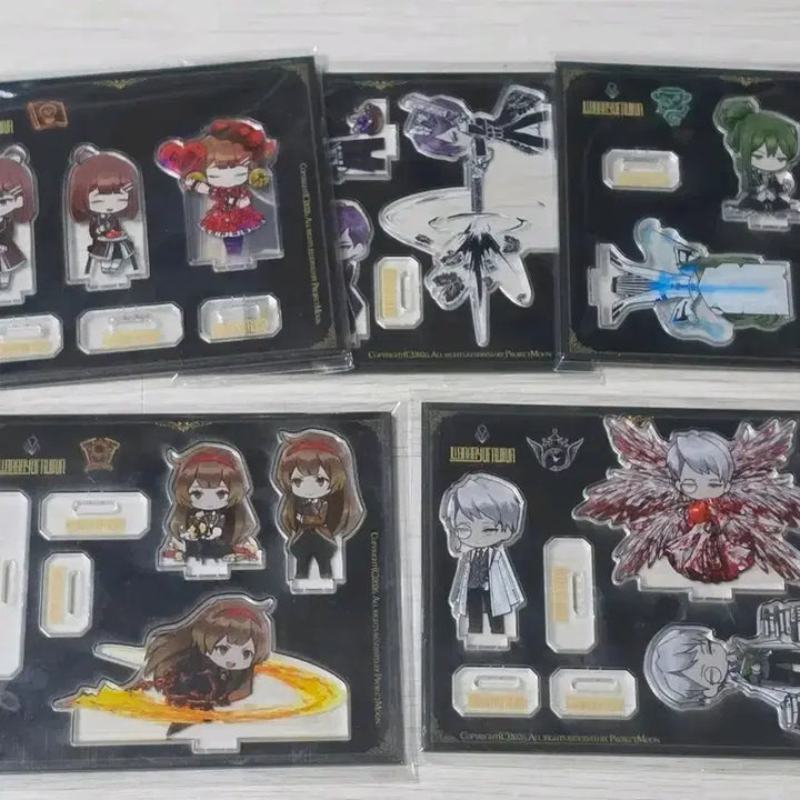 [BUNJANG] Library of Ruina Hampang Acrylic Standee Set Upper Floors / Library of Ruina 라오루 햄팡 아크릴 호크마 예소드 말쿠트 네짜흐 호드 상층조