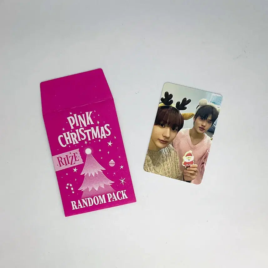 [BUNJANG] RIIZE Sohee Anton 2023 Pink Christmas Unit Photocard / 라이즈 소희 앤톤 2023 핑크 크리스마스 포토카드 유닛포카 1 RIIZE SOHEE ANTON 2023 PINK CHRISTMAS UNIT PHOTOCARD 1