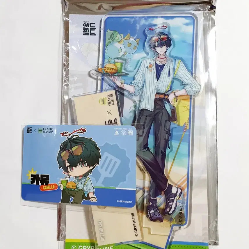 [BUNJANG] Arknights: Endfield Camille Acrylic Stand &amp; Photocard Set / 명일방주 엔드필드 프랭크버거 카뮤 아크릴 스탠드 포토카드 세트