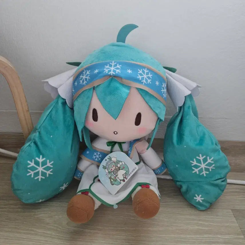 [BUNJANG] Sega Hatsune Miku Yukimiku 2015 Plush Doll / 세가 유키미쿠 2015 누이구루미 인형 하츠네 미쿠