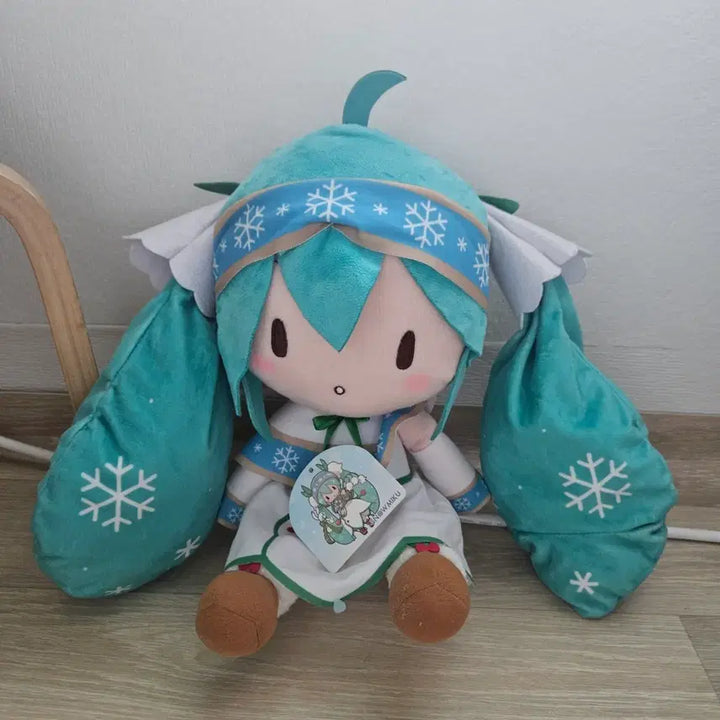 [BUNJANG] Sega Hatsune Miku Yukimiku 2015 Plush Doll / 세가 유키미쿠 2015 누이구루미 인형 하츠네 미쿠 믹빵이