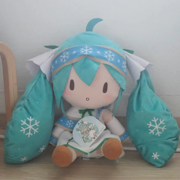 [BUNJANG] Sega Hatsune Miku Yukimiku 2015 Plush Doll / 세가 유키미쿠 2015 누이구루미 인형 하츠네 미쿠 믹빵이