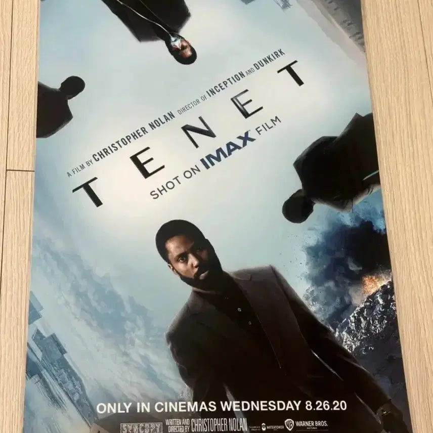 [BUNJANG] Christopher Nolan Tenet IMAX Poster (A3) / [전용박스포장]영화 크리스토퍼놀란 테넷 아이맥스 포스터(A3)