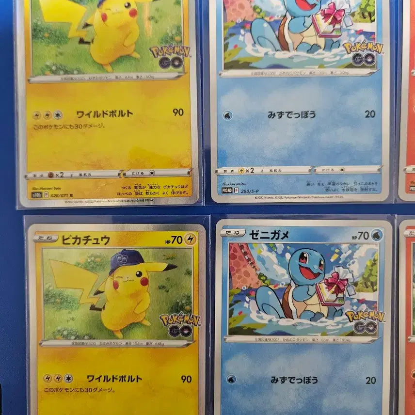 [BUNJANG] Pokemon Card Hat Pikachu Set / [일판]포켓몬카드 모자 피카츄 선물 파이리 이상해씨 꼬부기 2세트 일괄