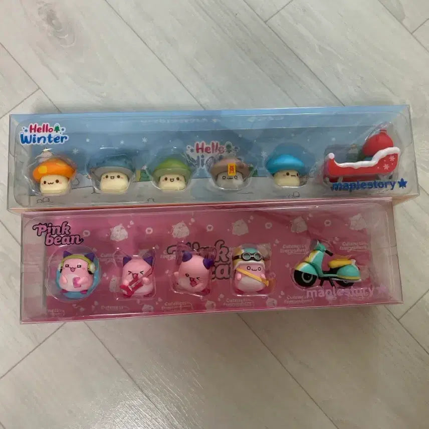 [BUNJANG] MapleStory Orange Mushroom Set &amp; Pink Bean Set Bundle / 메이플스토리 주황버섯세트 핑크빈세트 일괄