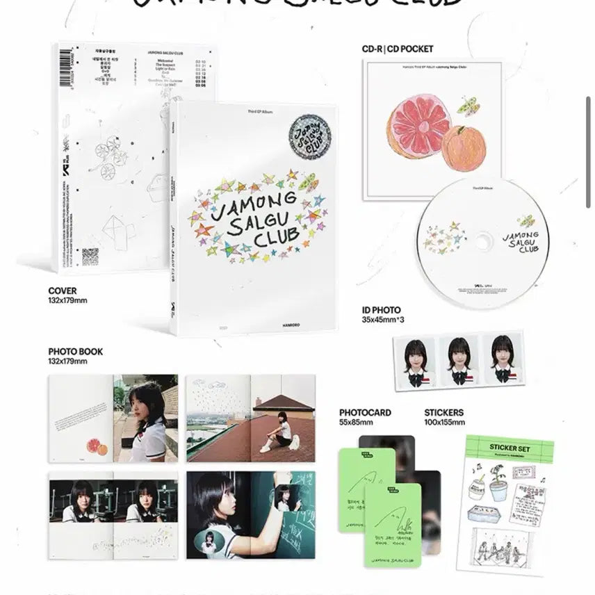 [BUNJANG] HanHoro 3rd EP Album Jamongsalgu Club Sealed CD / 한호로 자몽살구클럽 미개봉 CD