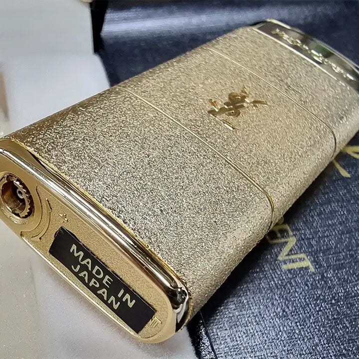 [BUNJANG] Yves Saint Laurent Gold Trim Turbo Lighter - Unused / 입생로랑 금장 터보라이터 정품 미사용 보관 새제품