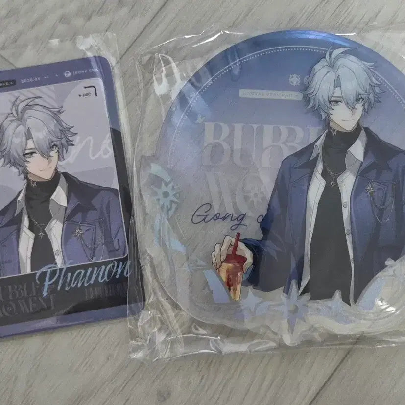 [BUNJANG] Gong Cha Honkai: Star Rail Arlecchino Acrylic Coaster &amp; Photocard Set / 공차 파이논 아크릴 코스터 포토카드 포카 스타레일