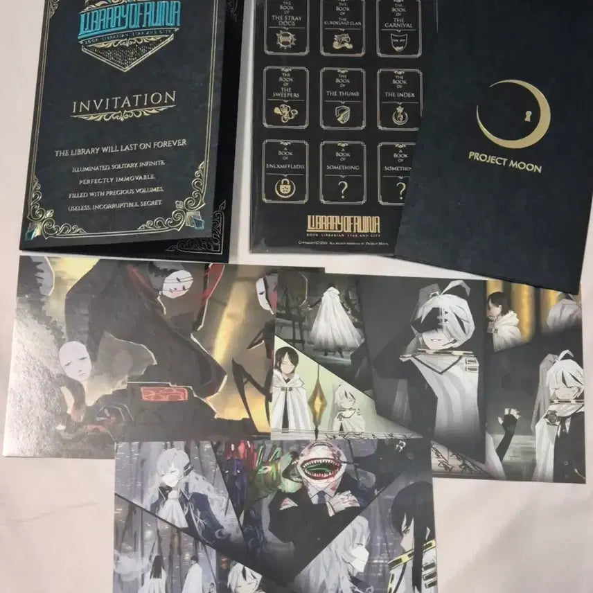 [BUNJANG] HameHamePangPang Library of Ruina Invitation / 햄햄팡팡 라오루 초대장