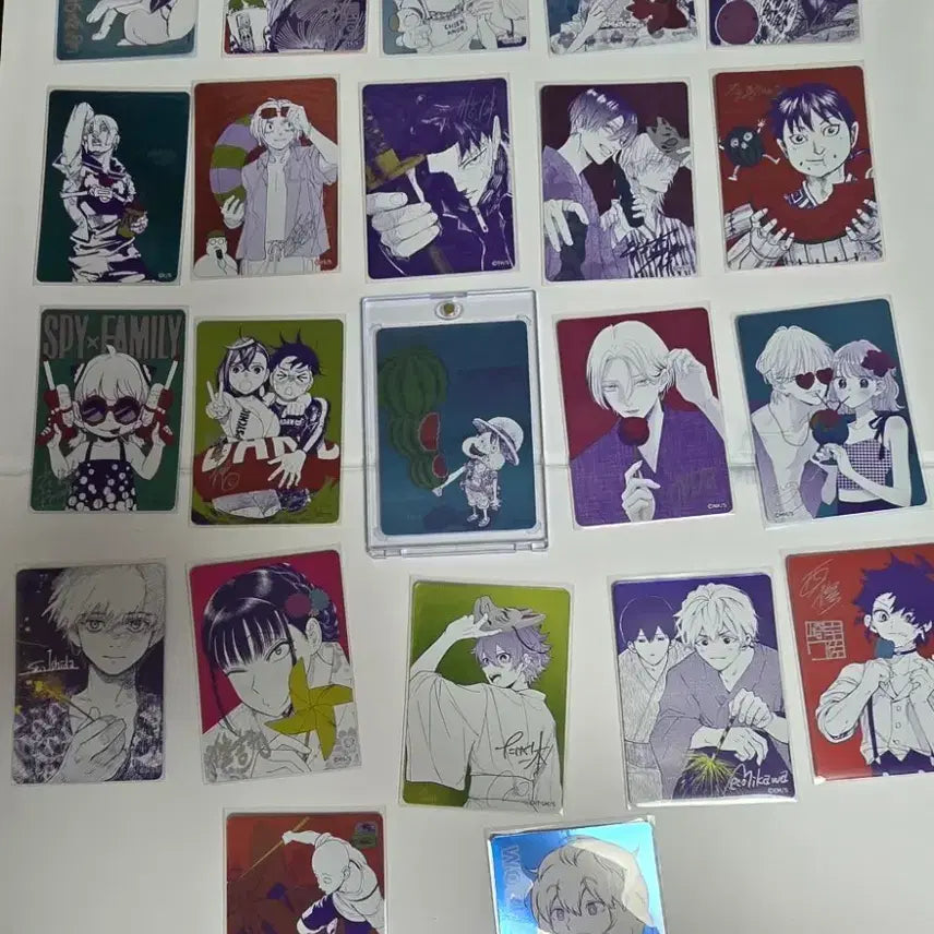 [BUNJANG] Natsukomi 2026 Metakira Card Set (22 Types) / 나츠코미 2026 메타키라 카드 22종 풀셋 루피 수박 원피스