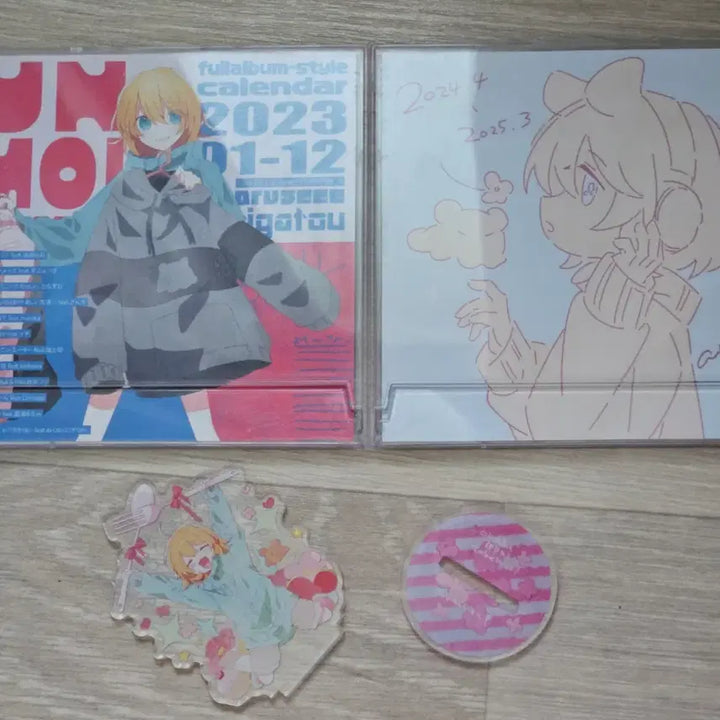 [BUNJANG] Aruseruchika Calendar + Acrylic Stand / 아루세치카 캘린더 +  아크릴 스탠드