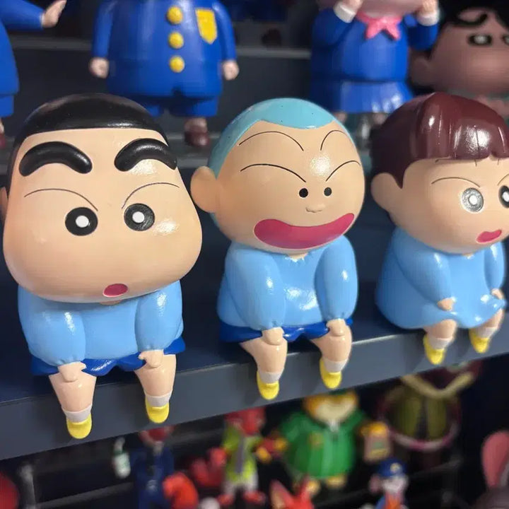 [BUNJANG] Crayon Shin-chan Ddengip Boy Scout Kindergarten Uniform 3D Figure / 짱구 떡잎방범대 유치원복 3D피규어