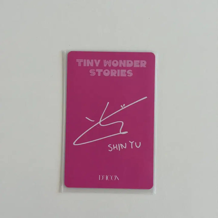[BUNJANG] Dicon Yoo Photocard / 디아이콘 신유 포카