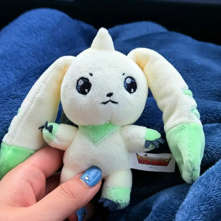 [BUNJANG] Digimon Terriermon Keyring Plush / (최저가) 디지몬 테리어몬 키링 인형